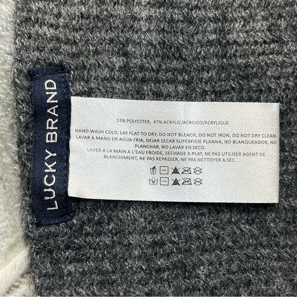 Lucky Brand Fringe Scarf - Picture 7 of 7